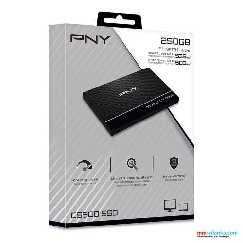 PNY 250GB CS900 2.5 SATA SSD (2Y)